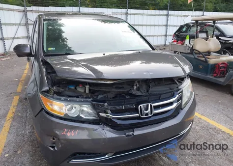 2014 Honda Odyssey Ex-L from USA, damaged, VIN 5FNRL5H60EB045615
